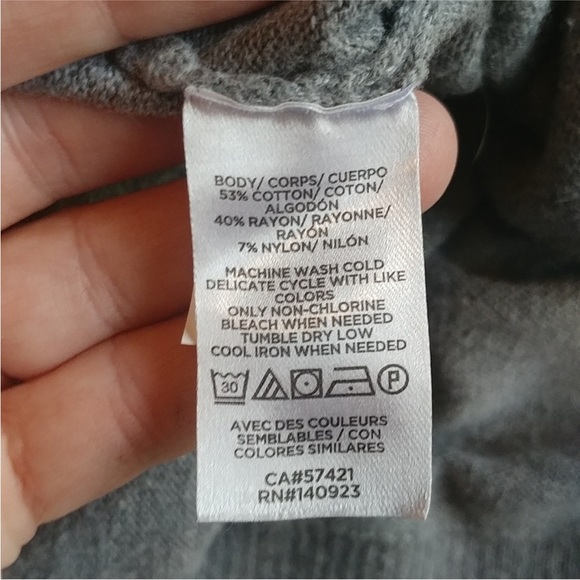 LOFT Soft Grey Sweater! - Picture 5 of 6